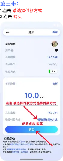 GoPay 购买流程教程：下单前检查与风险提示步骤 3